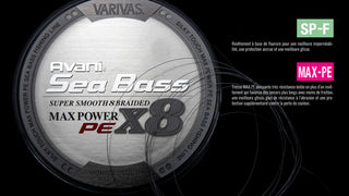 Varivas Seabass Max Power PE X8 StealthGrey